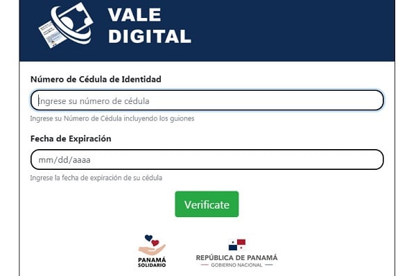 Extienden hasta febrero Vale Digital. 2 vale digital 0