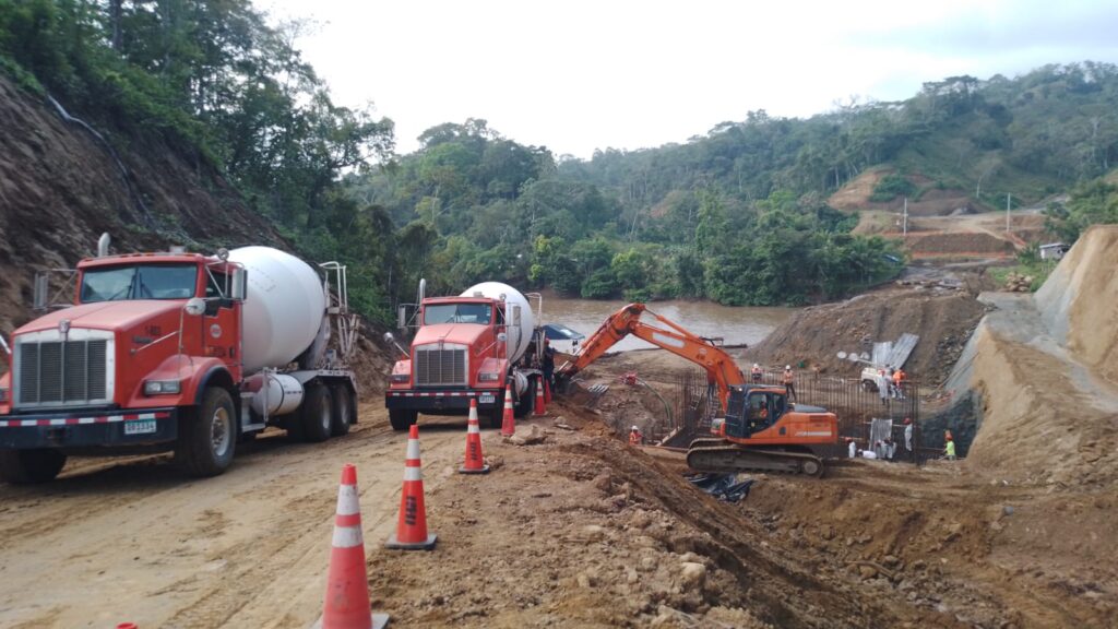 vaciado del puente Chucunaque