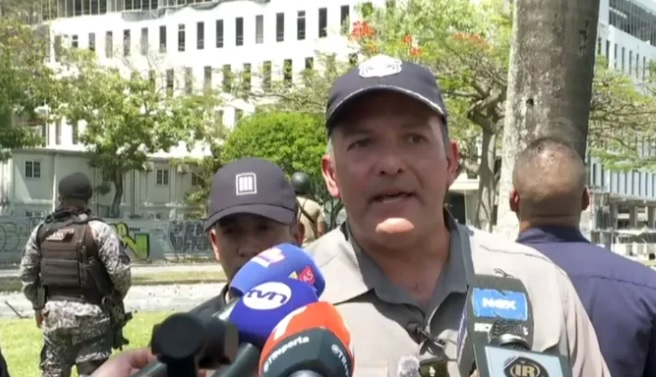 Policía Nacional anuncia judicialización de manifestantes tras violentos enfrentamientos 2 policia habla