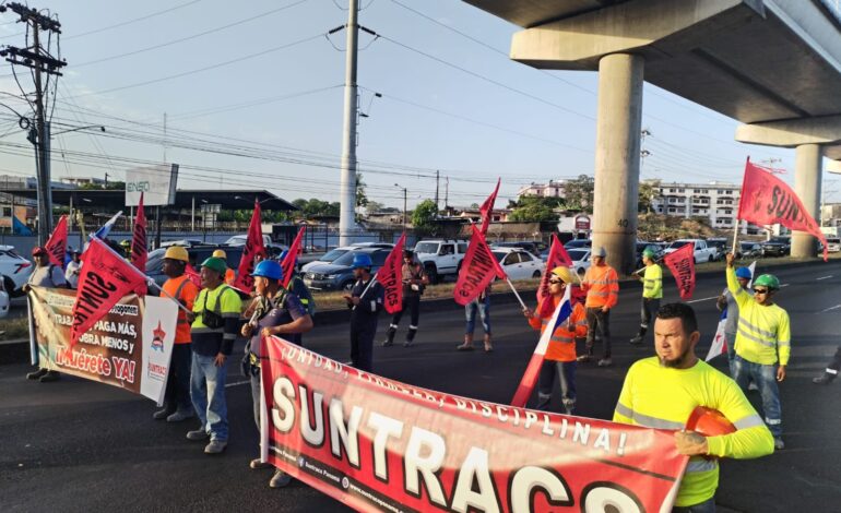 Protestas del Suntracs terminan en enfrentamientos con la Policía en la Cinta Costera 3 suntracs 770x470 1