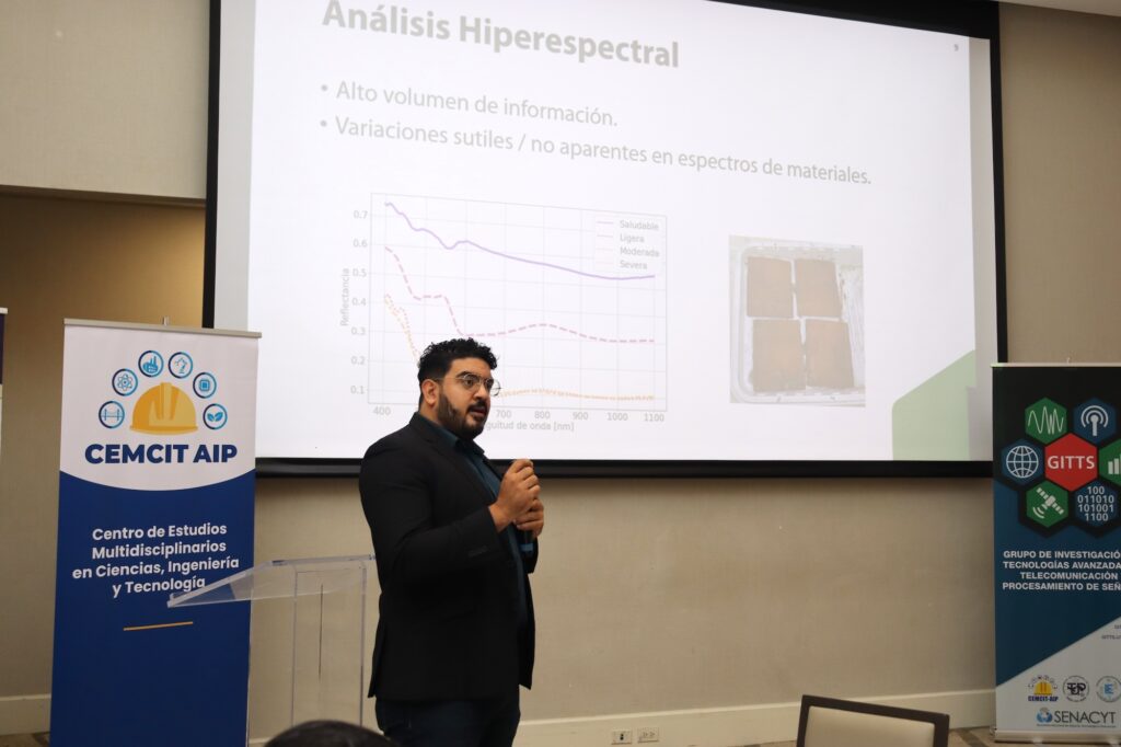 Ingenieros de la UTP exploran el uso de teledetección hiperespectral e IA para inspeccionar la infraestructura logística del país 3 El Dr. Fernando Arias lidero investigador de la UTP asociado al CEMCIT AIP lidero este proyecto de investigacion financiado por SENACYT