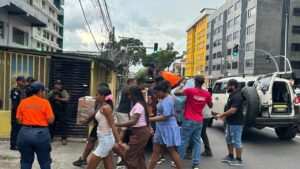 Gobierno Nacional brinda atención y apoyo a afectados por incendio en Calidonia
