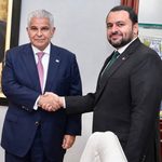 Presidente Mulino recibe a altos delegados del Estado de Qatar