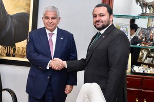 Presidente Mulino recibe a altos delegados del Estado de Qatar